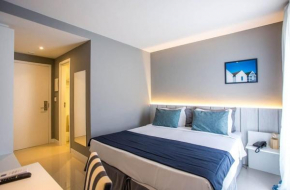 Flat 223 - Moderno e Privilegiado a 700m da Praia